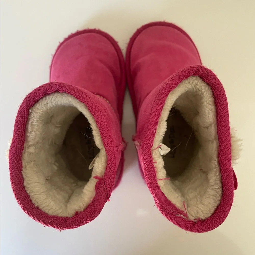 3/$30 Kids Toddler Girl Size 7/8 Lily & Dan Cold Boots Pink